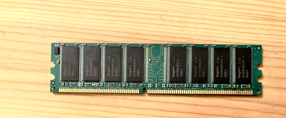 Hynix 512MB DDR333 PC2700 RAM Module HYMD264646A8J-JAA CL2 - Desktop Memory - Image 2 of 2
