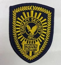 Contact Security Inc Private Security Patch D5