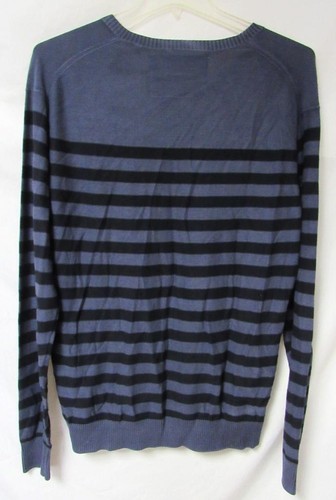 Guess Mens S M XL or 2XL Striped Split V-Neck Sweater MSRP $79, 3 Colors C1 6173 - Picture 3 of 12