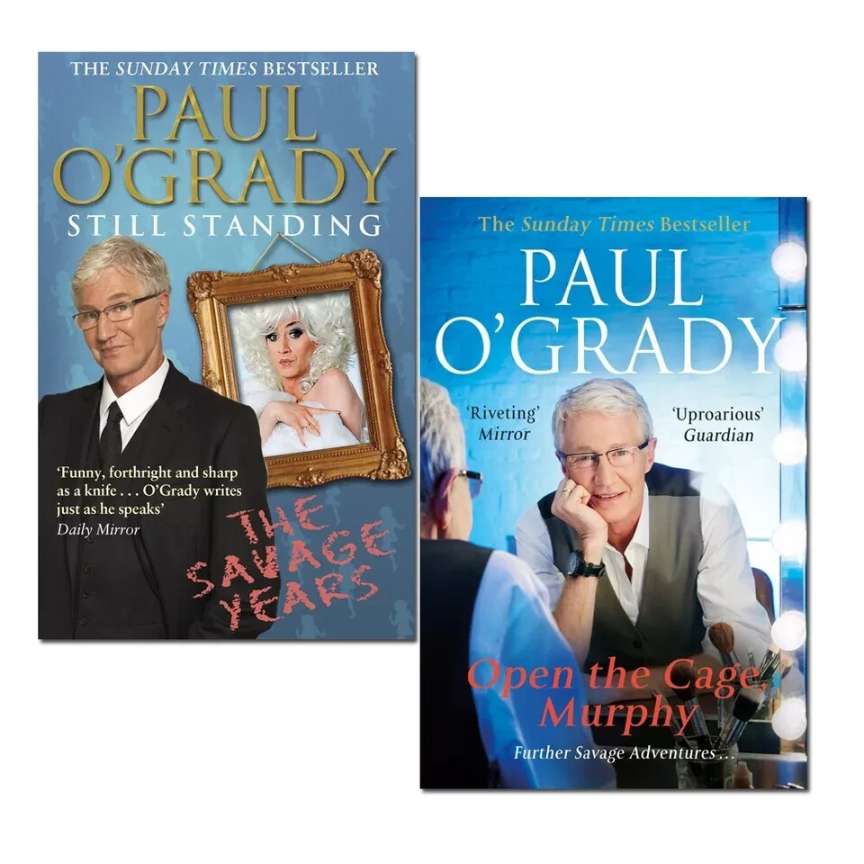 Paul O'Grady 2 Books Collection Set Still Standing, Open the Cage Murphy