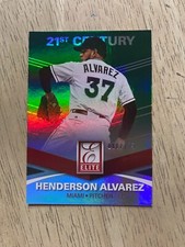 2015 Panini Elite #73 HENDERSON ALVAREZ Green Parallel #/199