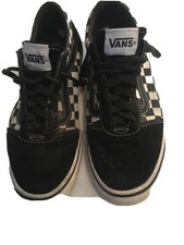 Vans Men's 7 Black/White Checkered Lo
