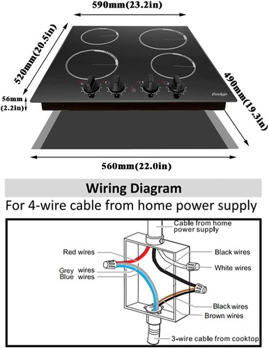 bosch ceramic hob wiring diagram