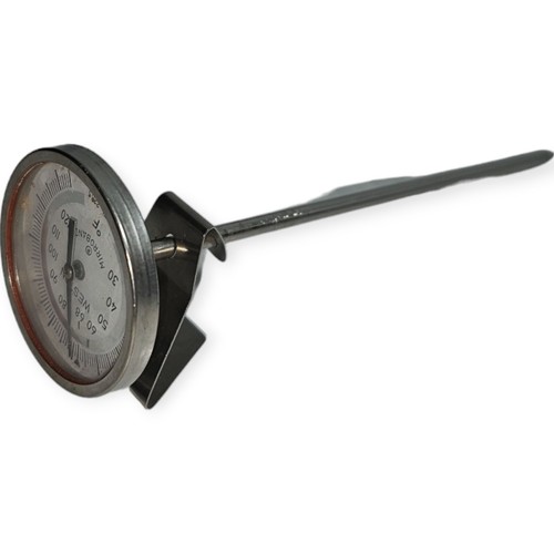Weston #2265 1 5/8" Diameter Darkroom Dial Thermometer With 6" Stem - Picture 2 of 5