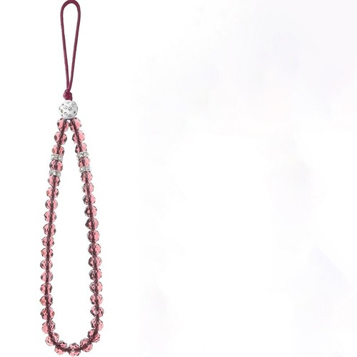 Smycz telefoniczna Pasek Telefon Charm Bling Kryształowe koraliki Smycz na nadgarstek Pasek Koralik - Zdjęcie 15 z 16