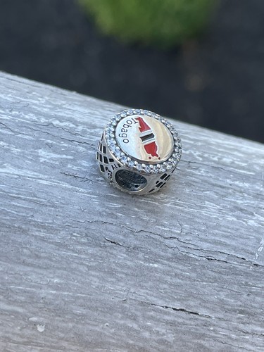 Pandora Authentic Trinidad & Tobago Exclusive Flag Button Charm - Picture 6 of 6