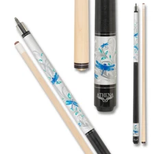 Athena ATH46 Blue Dragonfly Pool Cue  Billiard Stick Billiards Cues