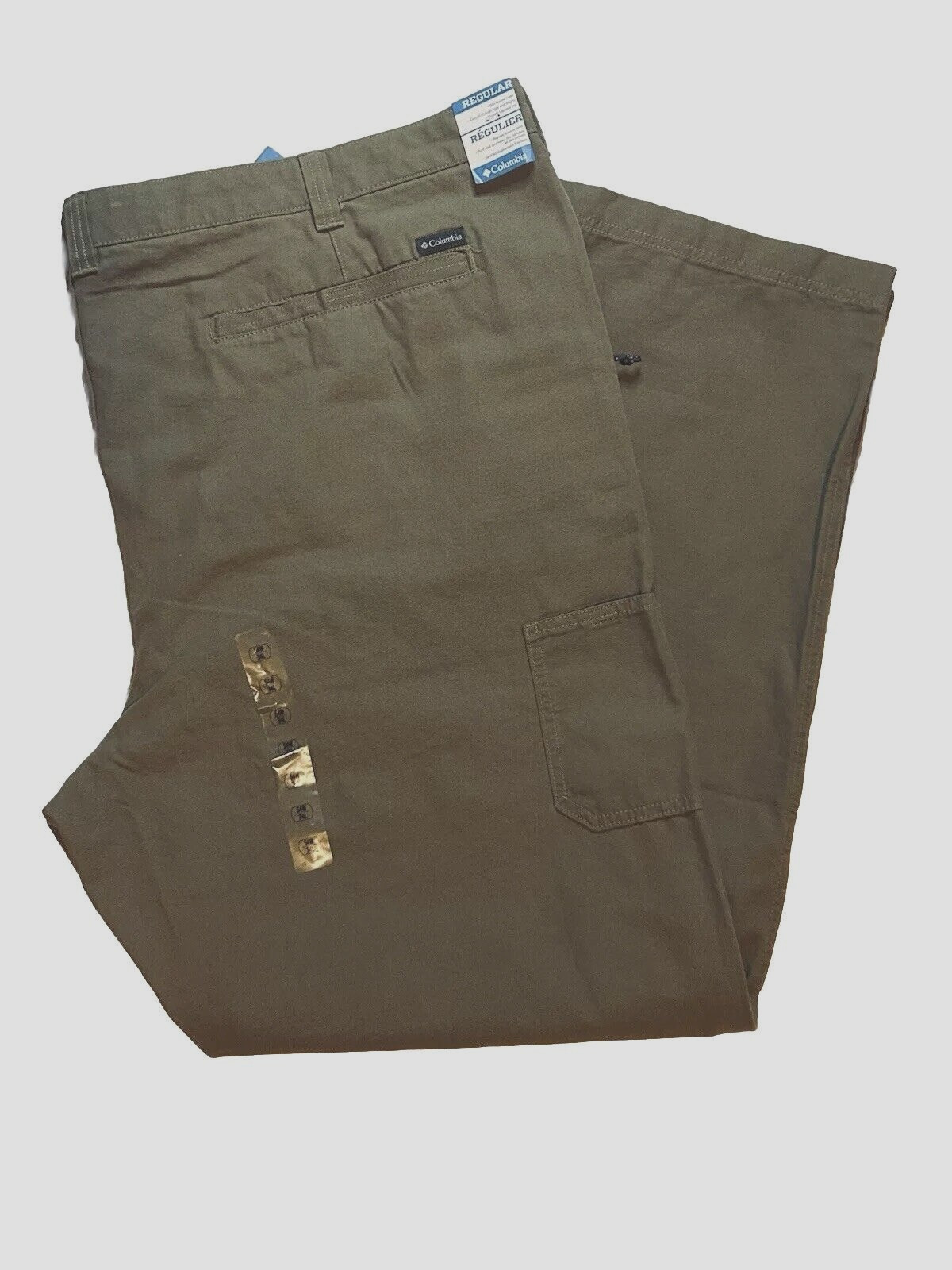 Columbia Men’s NEW Pants (54x 34) Beige/Brown Roc II Omni Shade UPF 50 Outdoors