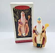 Hallmark 1995 St. Nicholas Christmas Visitors Series  Saint Ornament
