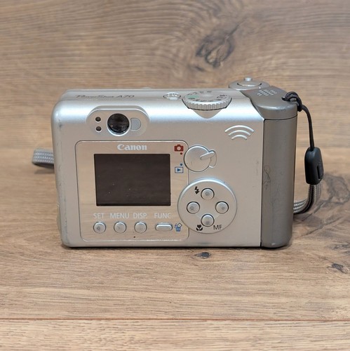 Canon PowerShot A70 Digitalkamera 3,2 MP für Ersatzteile oder Reparatur - Bild 2 von 7