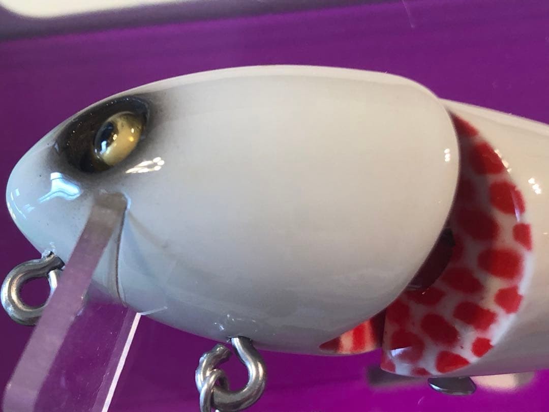 Frog Products Wood Mad Lad 50 Frog Lure Glass Eye Limited Edition Used - Image 5