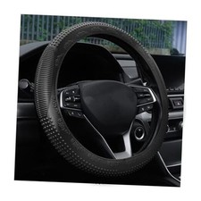 Steering Wheel Cover, Car Silicone Steering Wheel Protector, Anti-Slip Black