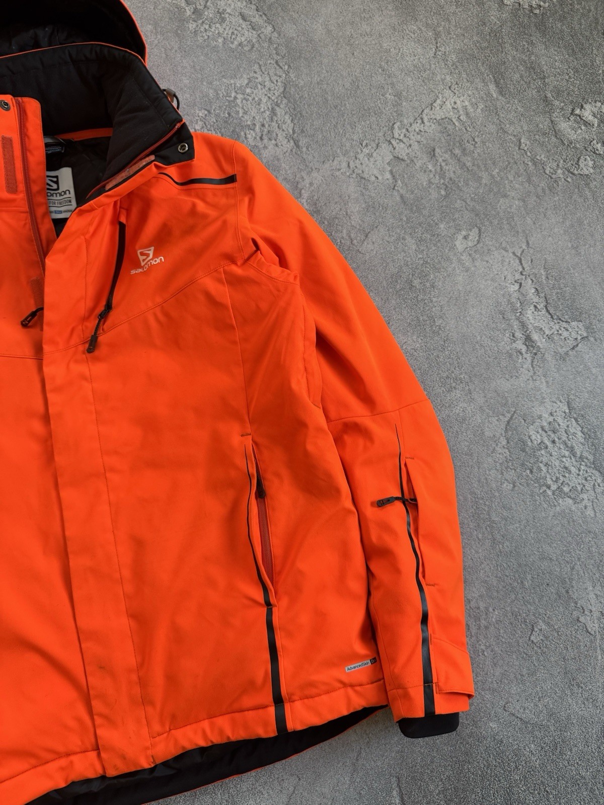 Salomon S Giacca Sci Snowboard Outdoor Zip Neve Gorpcore