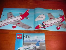 LEGOS 3181 3182 AIRPLANE OWNERS INSTRUCTION MANUAL BOOKS BUILDING TOY AIRPORT