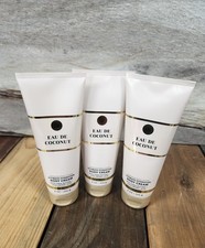 3PK Bath  Body Works Eau De Coconut Body Cream 8oz NEW
