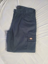 Dickies Navy Cargo Work Trousers BNWT Style Utility Workwear Size 10/IT 42