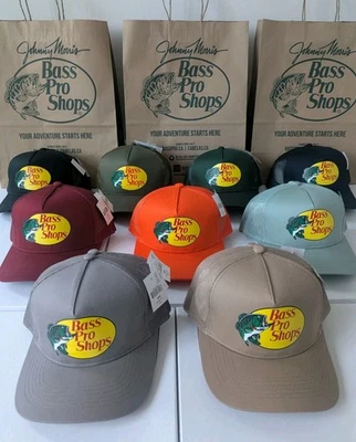 🐠🐟 Bass Pro Shops Cap - Various Colours - 100% Genuine US Import - UK Seller