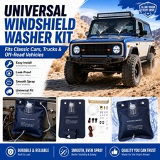 Universal 12v Windshield Washer Reservoir Kit Bag Pump Tubing Nozzle Set Upgrade Universal 12v Windshield Washer Reservoir Kit Bag Pump Tubing Nozzle Set Upgrade