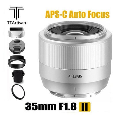 TTArtisan AF 35mm F1.8 II AF APS-C Rahmen Objektive für X-Mount Kameras -Silber