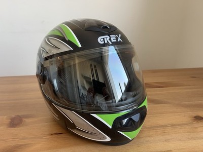 Grex Motorradhelm / Rollerhelm   Schwarz , Full-Face, sehr guter Zustand