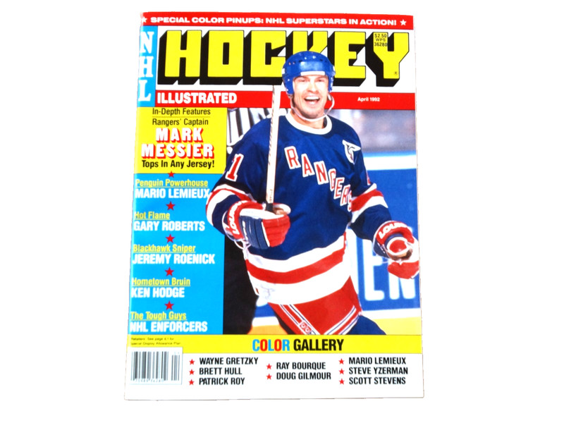 NHL Hockey Illustrated – April 1992 – Mark Messier/Wayne Gretzky 