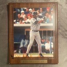 Ken Griffey Jr Framed Photograph Wood Plaque Seattle Mariners