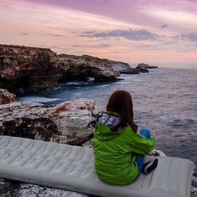 Camping Comfort Made Easy aufblasbare Isomatte mit Fußpumpendesign