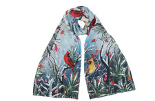NWOT - Anuschka Chiffon Printed Lightweight Scarf - 11 Designs to Choose From