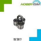 15x26 x7 mm  Rubber Seals MR15267 2RS