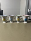 Vintage Disney Store Princesses Ceramic Pedestal Mug Cup Set of 4 — photo 2