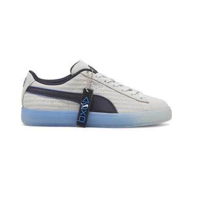 PUMA  X Playstation Suede Lace Up  Youth Boys Grey Sneakers Casual Shoes 3966550
