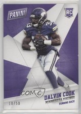 2017 Panini Black Friday Rookie Thick Stock 18/50 Dalvin Cook #52 a2e
