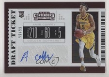 2019-20 Panini Contenders Draft Picks College Ticket 59/99 Amir Coffey Auto g1z