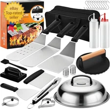 27 PCS Griddle Accessories Kit, Flat Top Grill Accessories Set for Camping, Prof
