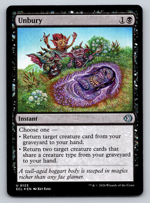 Unbury  FOIL - Lorwyn Eclipsed MTG