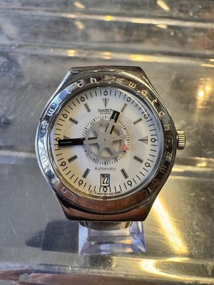Swatch Irony Automatic Yas401 Spinning Date Display lovely limited edition