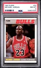 1987 FLEER #59 MICHAEL JORDAN PSA 8