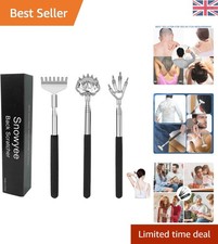 Bear & Eagle Claw Telescoping Backscratchers - 3PC Set for Essential Itch Relief