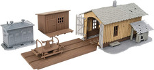 Trackside Tool Buildings 931-909 HO Scale Model Railroad - Structure Kit