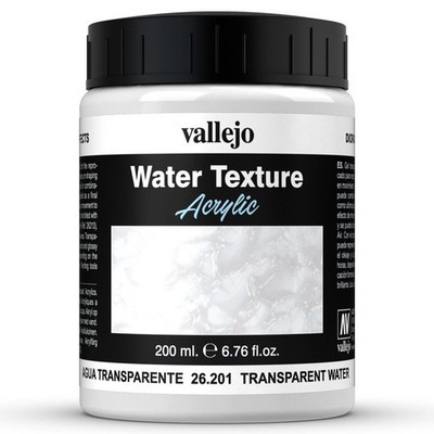 Vallejo Water Texture Acrylic Transparent 200Ml