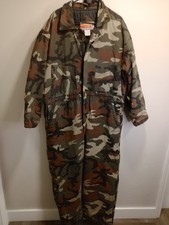 Vintage 80s-90s Winchester Camo Coveralls Mens XL Insulated Hunting Made Korea
