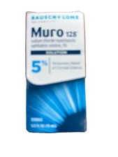 Bausch Lomb Muro 128 Relief Of Corneal Edema 5 1/2 Fl Oz