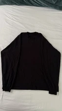 Large Black Los Angeles Apparel Long Sleeve Shirt