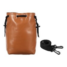 1PCS Camera Bag with Drawstring Storage, Medium Protective Case, Chocolate Color