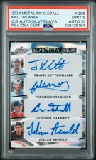 CONNOR GARNETT/FEDERICO STAKSRUD/JULIAN ARNOLD/TRAVIS RETTENMAIER PSA 9 AUTO 10