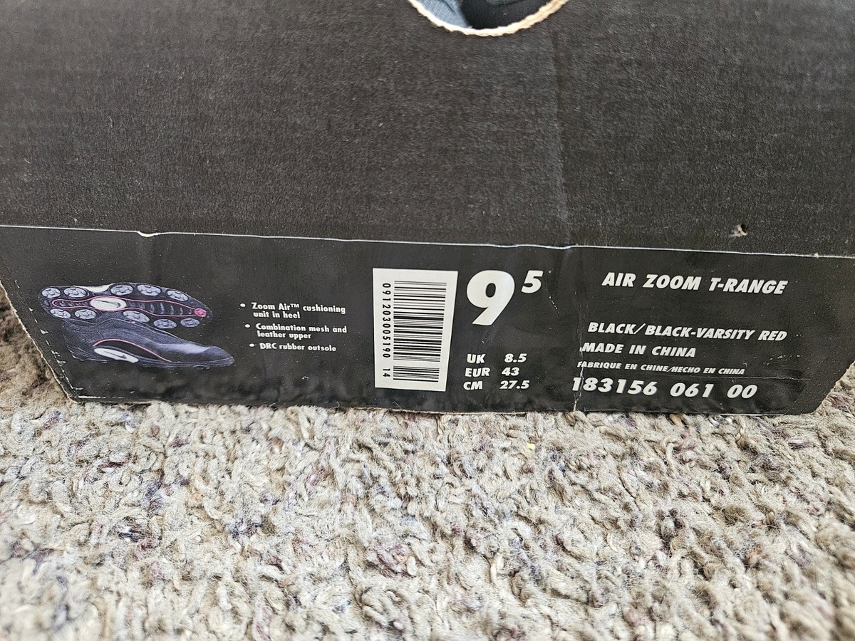 Vintage NEW In Box Nike Air Zoom T-Range TW Tiger Woods Shoes Mens
