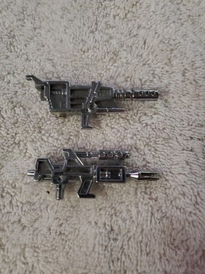 Transformers G1 Jumpstarters Twin Twist,Top Spin Weapons, Guns Blasters,*Broken*