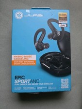 JLab Epic Sport ANC 3 Wireless Bluetooth Earphones Black