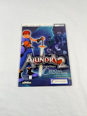 Alundra 2 Bradygames Official Strategy Guide (2000) Playstation Excellent Cond