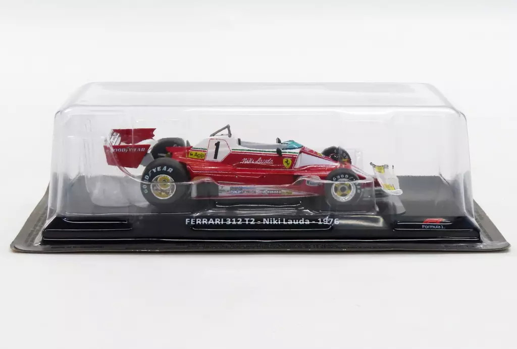 Minicar 1/24 Ferrari 312 T2 -Niki Lauda -1976 1 Red White Big Scale F1